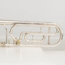 King 4BF Sonorous Tenorposaune mit Quartventil – Versilbert, 1977
