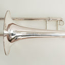 King 4BF Sonorous Tenorposaune mit Quartventil – Versilbert, 1977