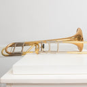 XO 1236RLO Tenorposaune mit Quartventil – Goldmessing, Open Wrap