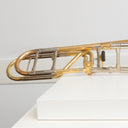XO 1236RLO Tenorposaune mit Quartventil – Goldmessing, Open Wrap