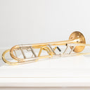 XO 1236RLO Tenorposaune mit Quartventil – Goldmessing, Open Wrap