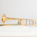 XO 1236RLO Tenorposaune mit Quartventil – Goldmessing, Open Wrap