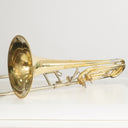 King 6B Duo Gravis Bassposaune – Split Trigger, Hochglanzpoliert, 1975