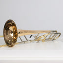 Eastman ETB526G Tenorposaune mit Quartventil – Goldmessing