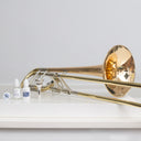Eastman ETB526G Tenorposaune mit Quartventil – Goldmessing