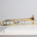 Eastman ETB526G Tenorposaune mit Quartventil – Goldmessing