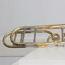 Eastman ETB526G Tenorposaune mit Quartventil – Goldmessing