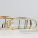 Eastman ETB526G Tenorposaune mit Quartventil – Goldmessing