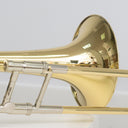 Eastman ETB849 Bassposaune mit Axialventilen – Gelbmessing