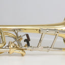 Eastman ETB849 Bassposaune mit Axialventilen – Gelbmessing