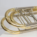 Eastman ETB849 Bassposaune mit Axialventilen – Gelbmessing