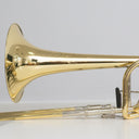 Eastman ETB849 Bassposaune mit Axialventilen – Gelbmessing