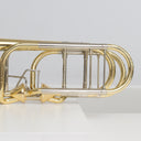 Eastman ETB849 Bassposaune mit Axialventilen – Gelbmessing