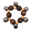 Glöckchen-Fußband „Belli-Band/Night“ – ab 12 Monaten | Premium-Holz, Handarbeit, sanfter Klang