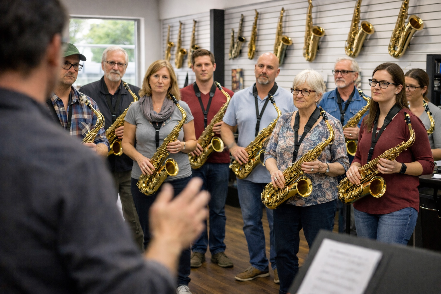 Kostenloser Saxophon-Workshop für Anfänger