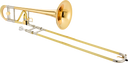 XO 1236RLO Tenorposaune mit Quartventil – Goldmessing, Open Wrap