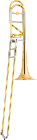 XO 1236RLO Tenorposaune mit Quartventil – Goldmessing, Open Wrap