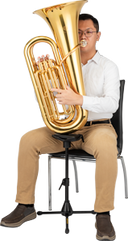 Hercules HCDS-553B Spielständer für Tuba & Euphonium